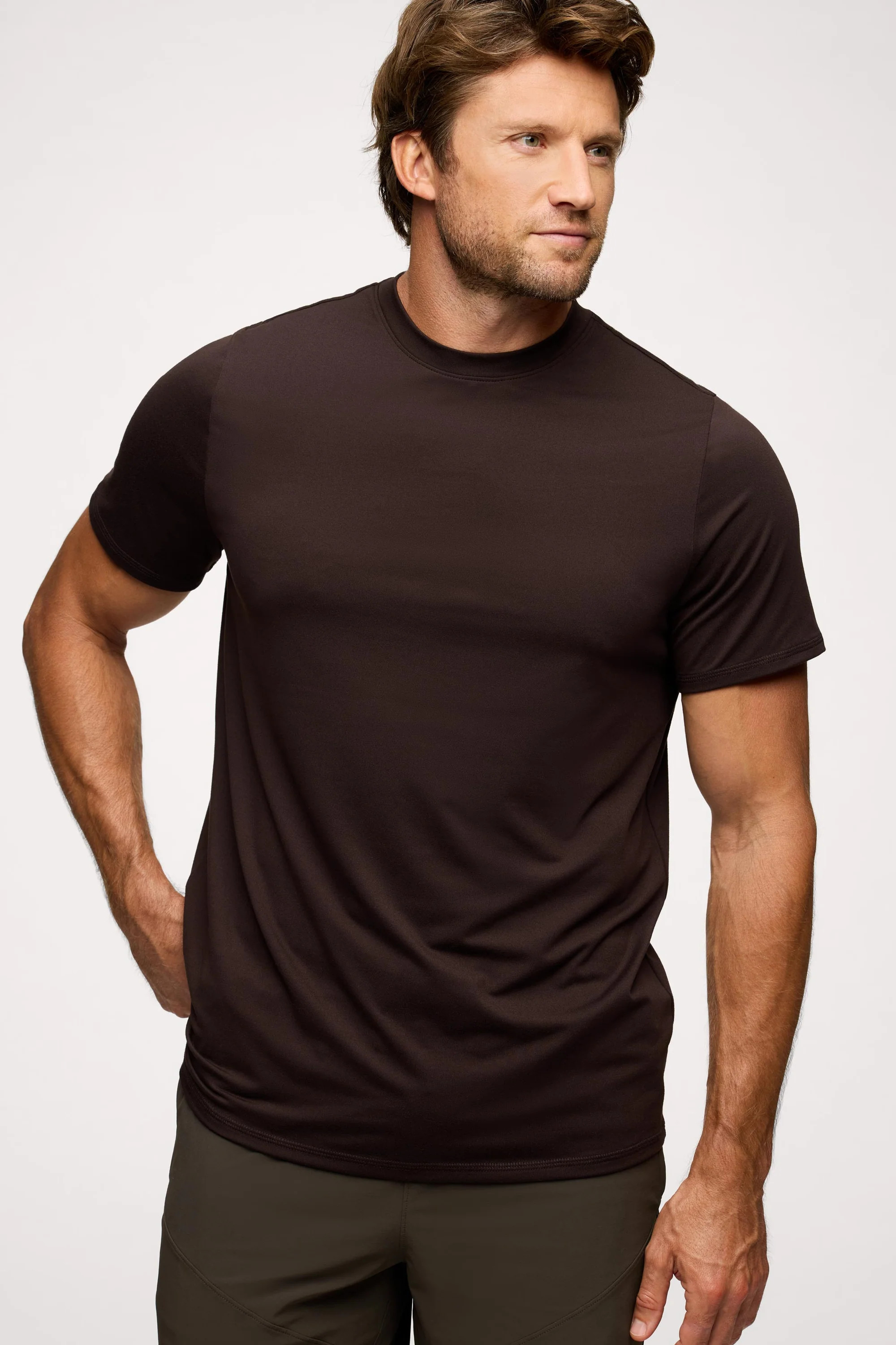 Men's Movement Tee | Espresso | nuuds