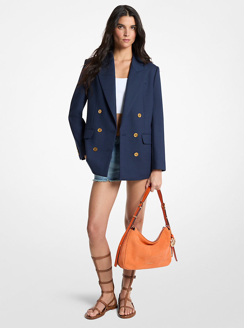 Oversized Crepe Blazer | Michael Kors US