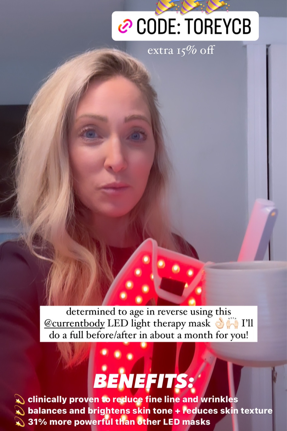 My current body LED red light therapy mask can be shopped here with code: TOREYCB for an extra 15% discount at checkout!! 🎉🎉

#LTKsalealert #LTKbeauty