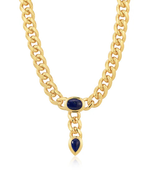 The Lapis Lariat Necklace | Luv Aj