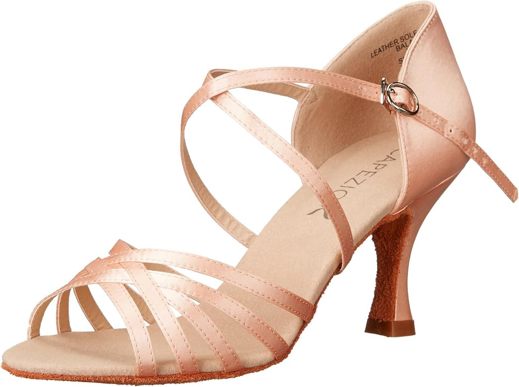 Capezio Women's SD02 Rosa 2.5" Flared-Heel Sanadl | Amazon (US)