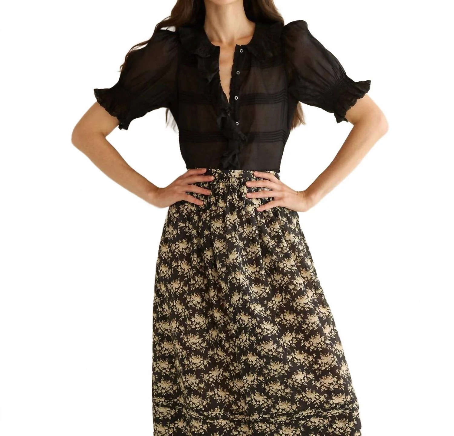 Balsam Top In Black | Shop Simon