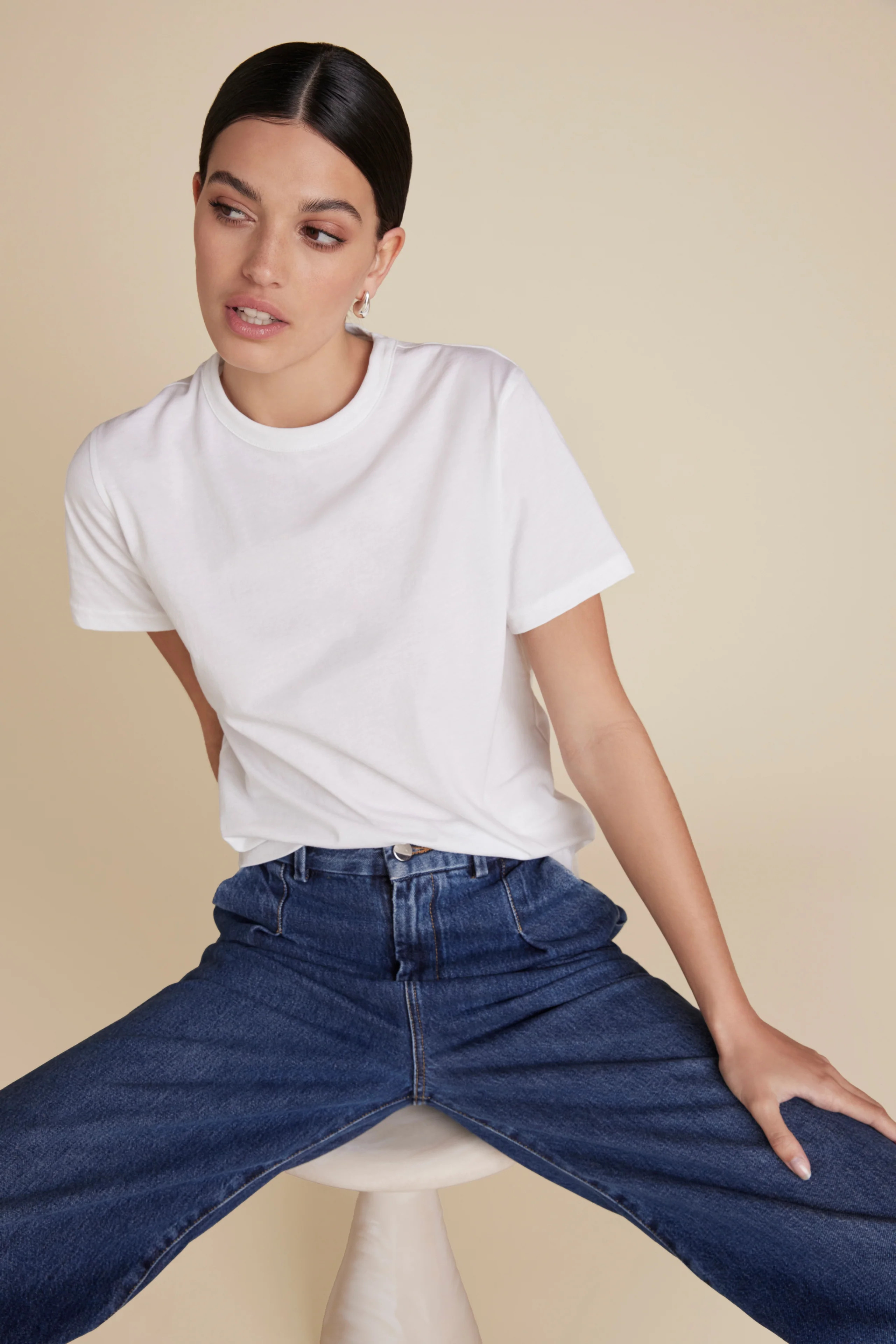 The Iconically Soft Perfect Tee in White | Sold Out NYC