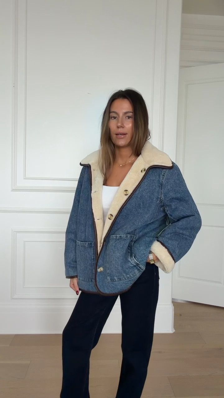 Obsessed with this reversible sherpa denim jacket!! Wearing size 0

Walmart fashion, Walmart jacket, denim jacket, sherpa jacket, fall outfit

#LTKootd #LTKOver40 #LTKSeasonal