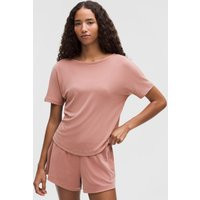 Drapey Softstreme Boatneck Short-Sleeve Shirt | Lululemon (US)