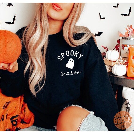 Spooky Season Sweatshirt Crewneck Sweatshirt Spooky - Etsy | Etsy (US)