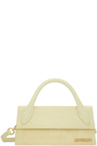 Yellow La Montagne Croc 'Le Chiquito Long' Clutch | SSENSE