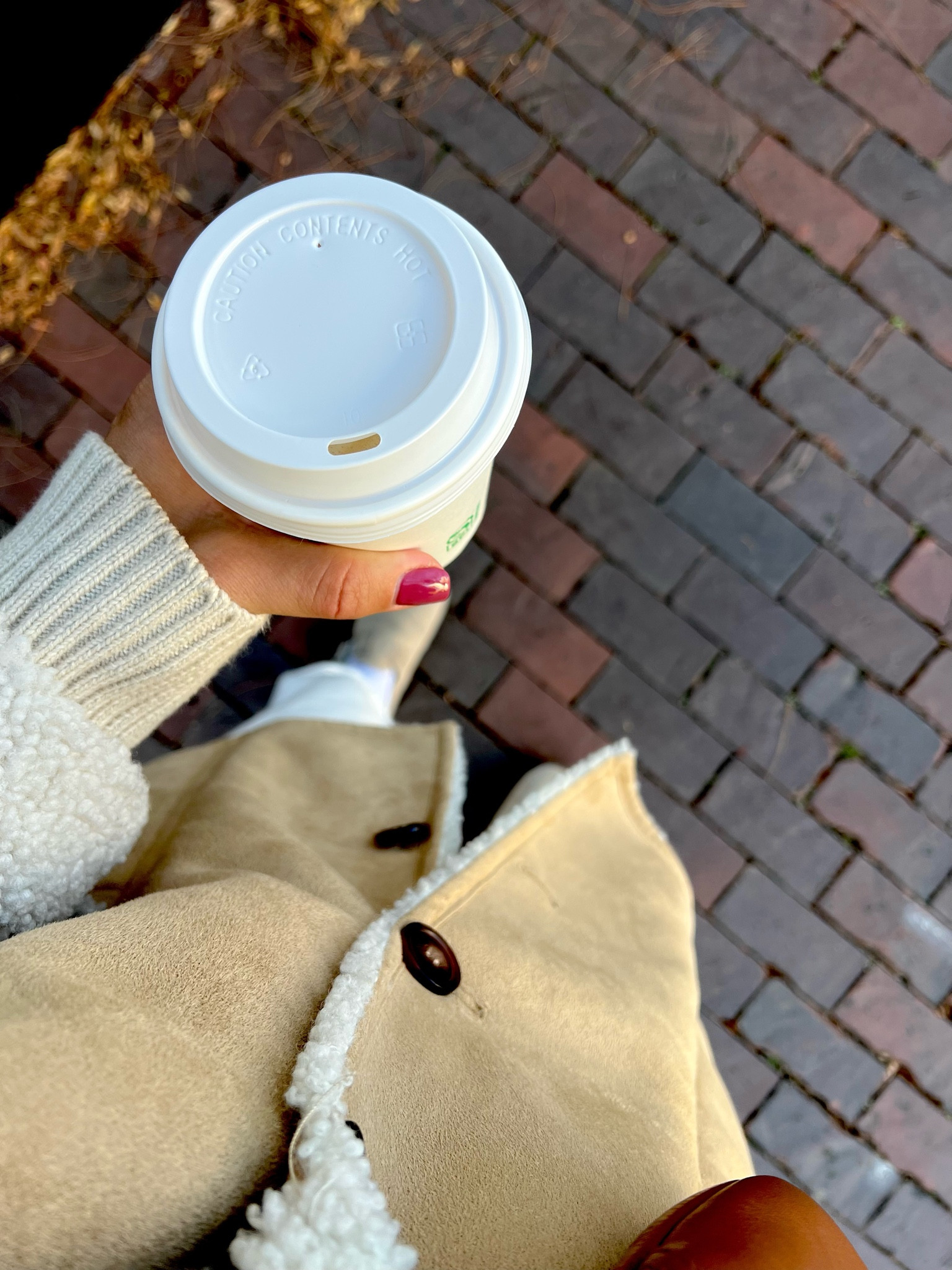 morning coffee run outfit
color way in jacket is ivory combo rented from nuuly

#LTKStyleTip #LTKSeasonal