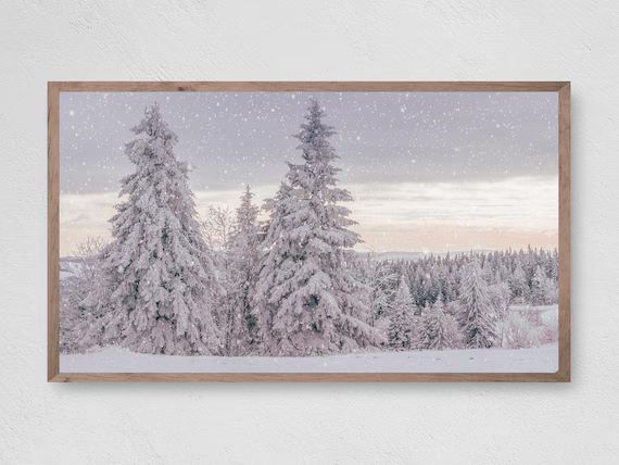 Read the full title
    Samsung Frame TV Art, Snow Magic, Instant Download, Winter, Christmas, Sn... | Etsy (US)