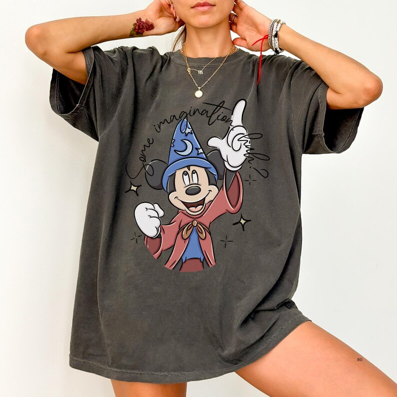 Comfort Color® Disney Mickey Some imagination shirt Magical Fantasia tee Mickey Some Imagination... | Etsy (US)