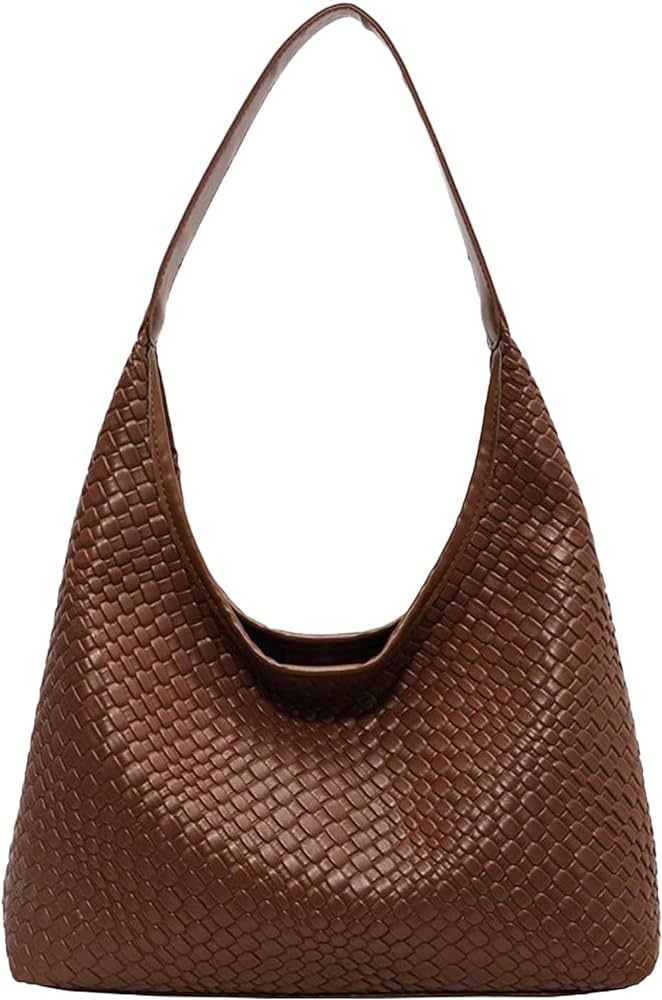 2024 Leather Tote Bag for Women Top-handle Shoulder Bag, Hobo Bags Large Capacity Soft Vegan Cros... | Amazon (US)