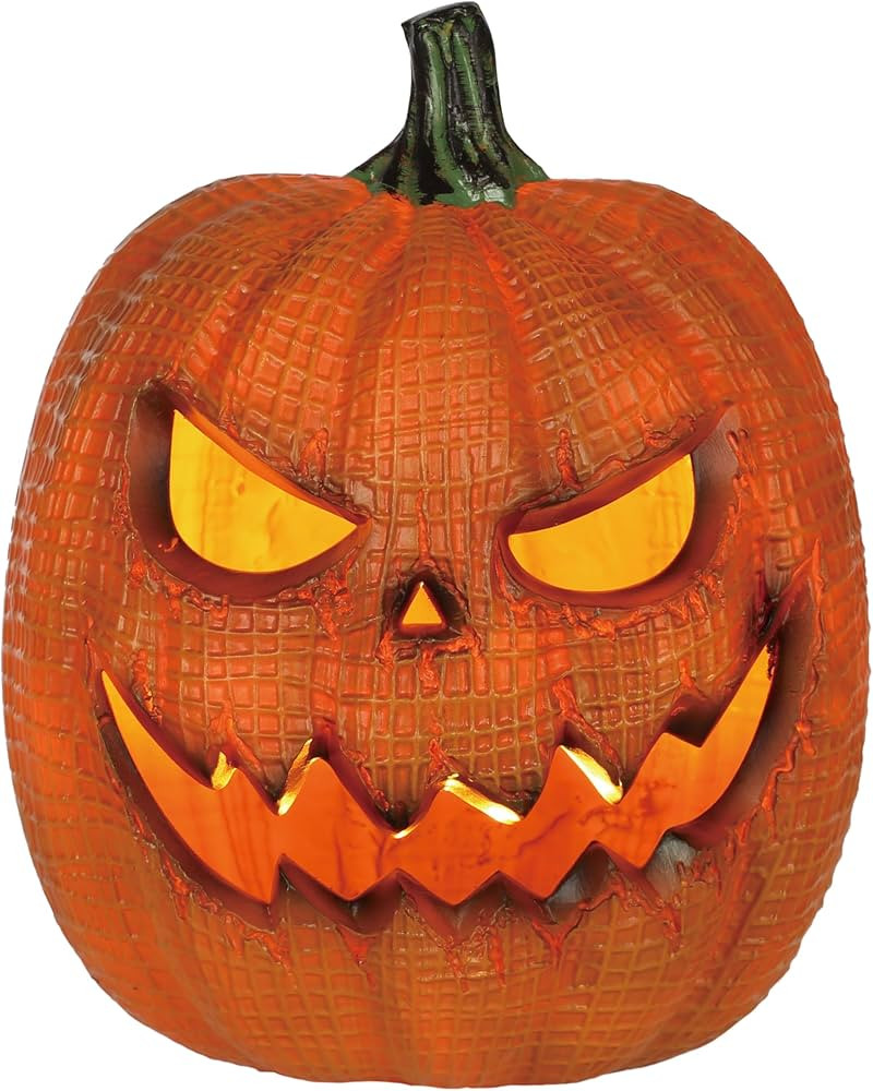Seasons Eerie Light Up Pumpkin, 11" | Amazon (US)