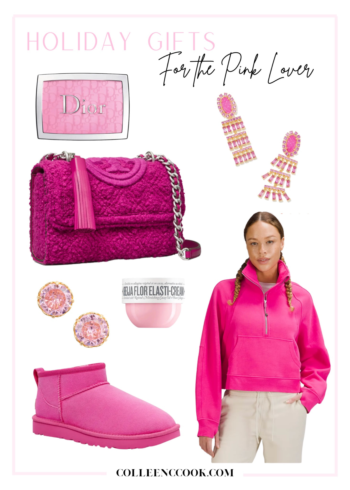 Pink gifts / pink Lululemon ugg Kendra Scott Tory Burch 