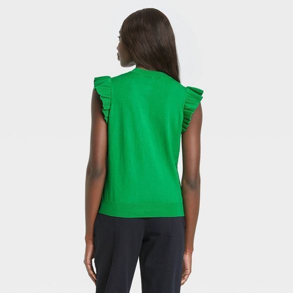 Women&#39;s Crewneck Sweater Vest - Who What Wear&#8482; Green M | Target