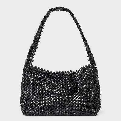 Beaded Shoulder Bag - A New Day™ Black | Target
