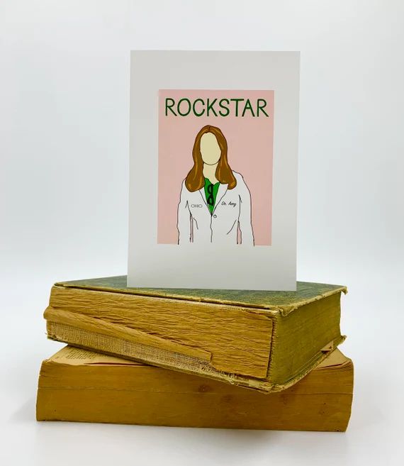 Dr. Amy Acton Badass Babe or Rockstar Greeting Card - Encouragement Card, Just Because Card, Thin... | Etsy (US)