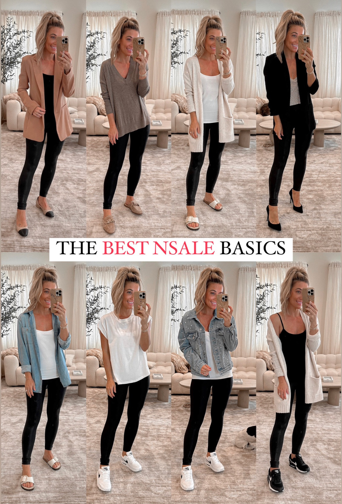 Spanx leggings size xs petite
Cardigan size xs
Cami size xs
T-shirt size xs
Chambray shirt size xs
Cap toe ballet flares size 7
Mules size 7 
Nike sneakers size 6.5
Birkenstock size 37

#nsale #nordstrom #sale #laurabeverlin

#LTKunder50 #LTKsalealert #LTKxNSale