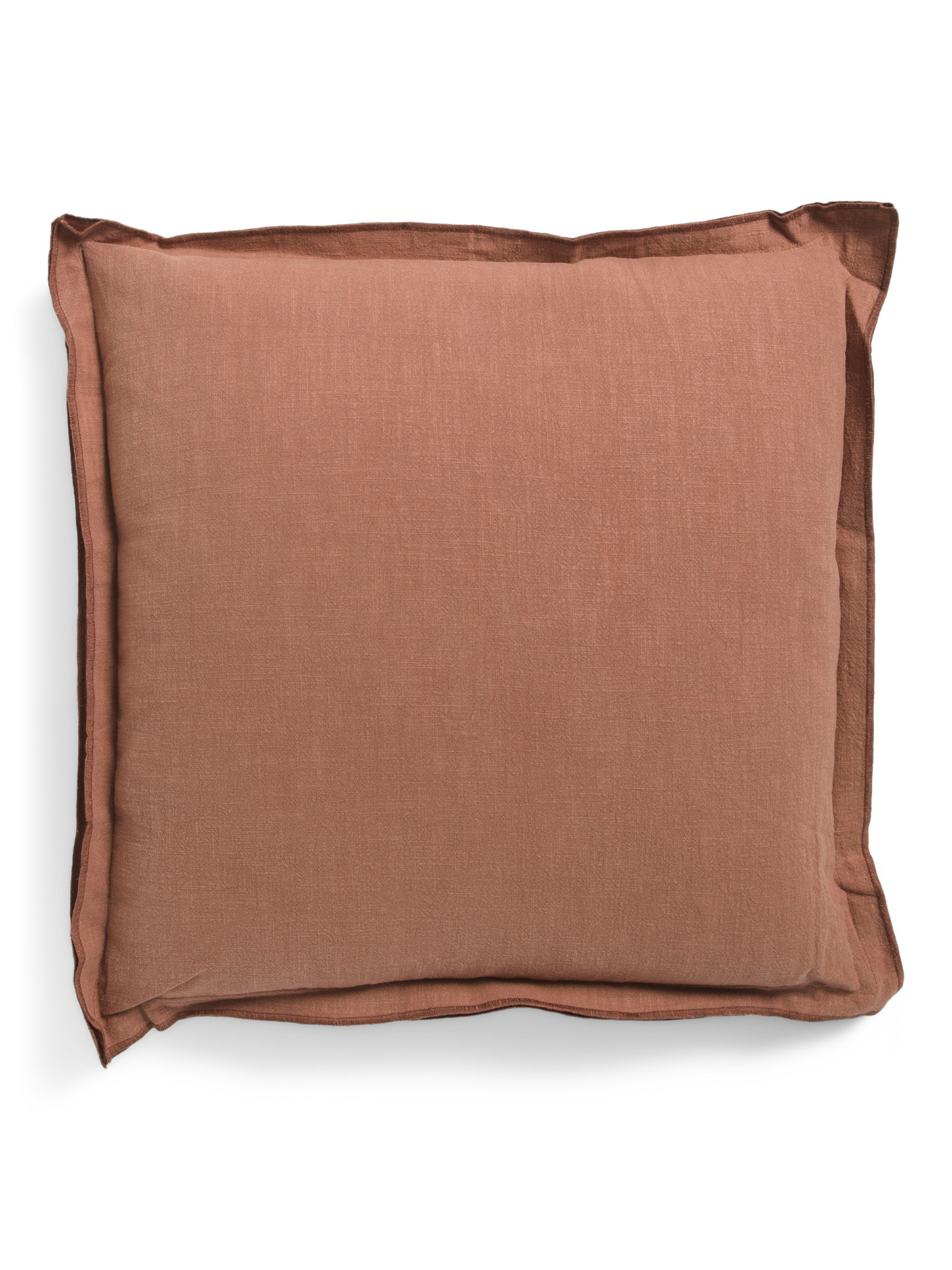 22x22 Linen And Cotton Blend Stone Wash Oversized Feather Fill Pillow | Home | Marshalls | Marshalls