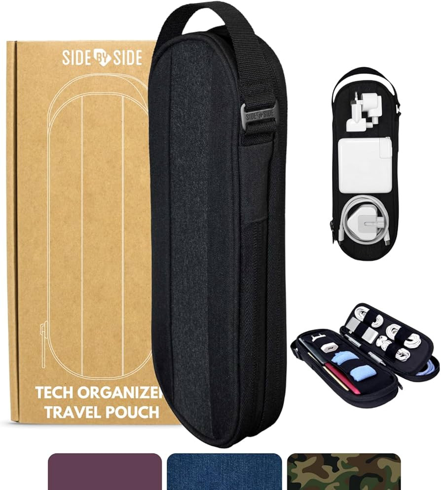 Electronic Organizer Travel Case | Cord Organizer Travel Pouch | Tech Organizer Travel Case for C... | Amazon (US)