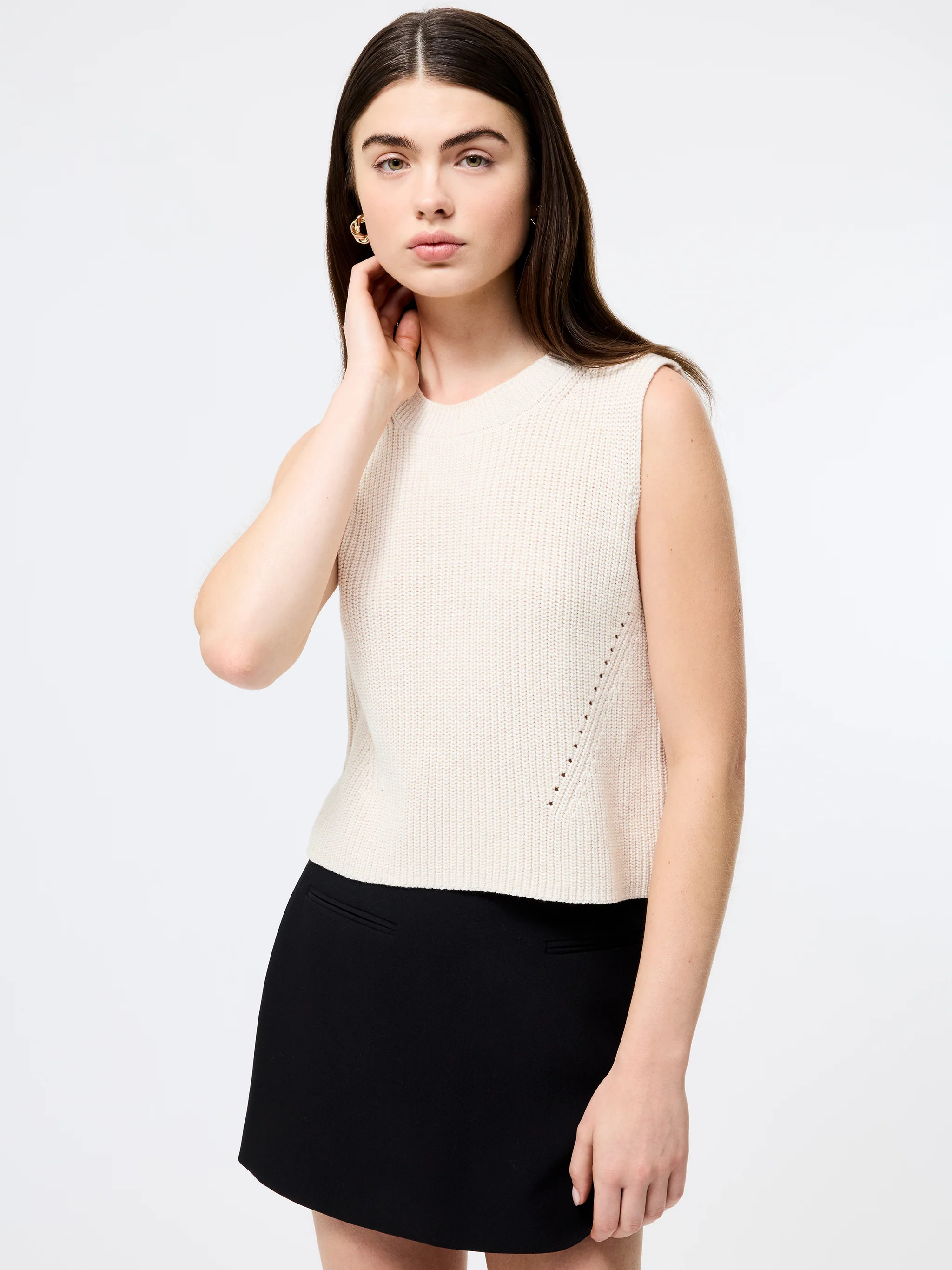 Mozart Crewneck Sleeveless Vest | French Connection (US)