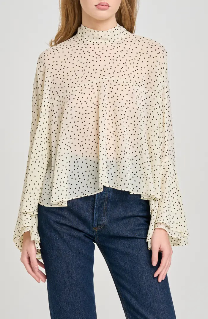 Reine Polka Dot Swing Top | Nordstrom