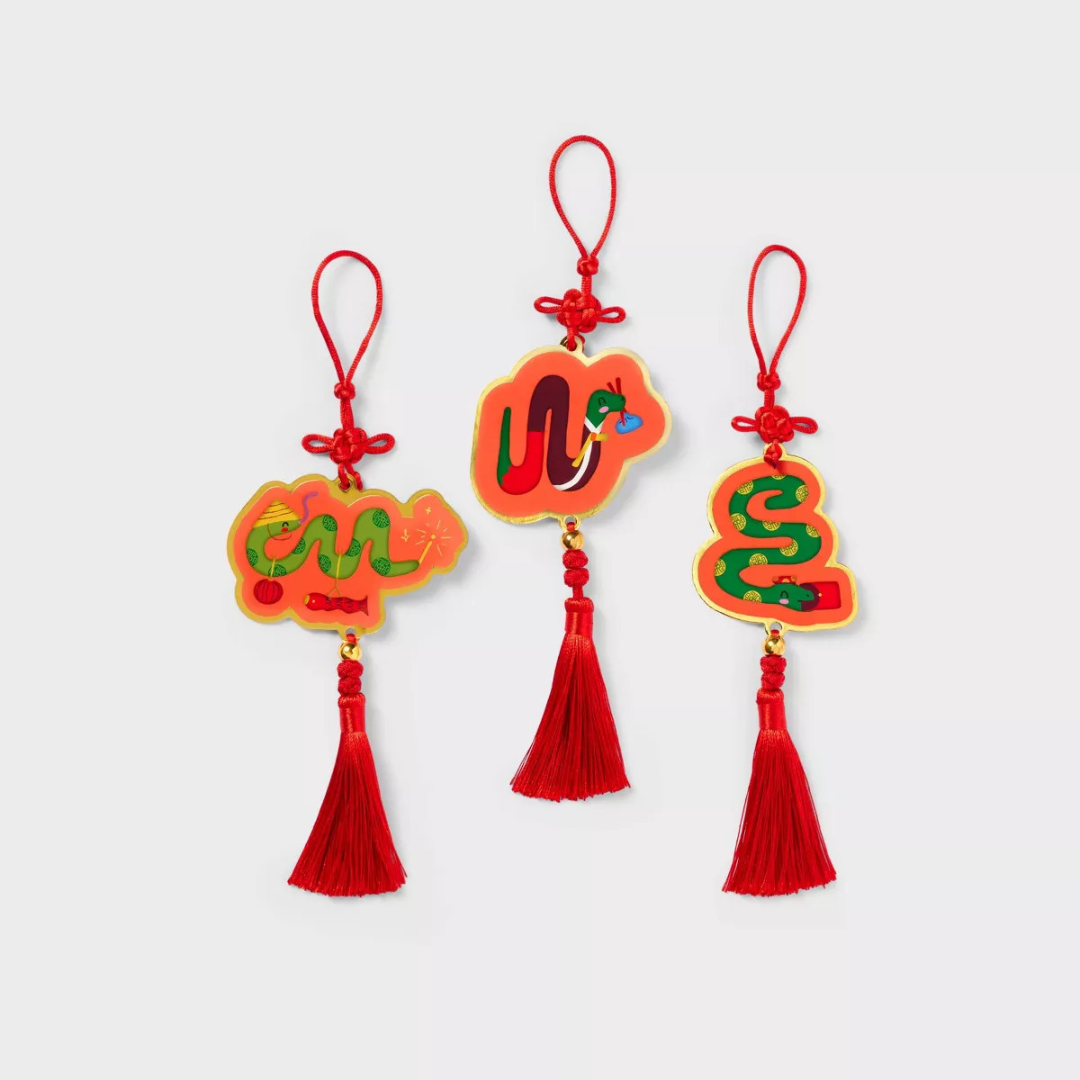 3pc Lunar New Year Snake Hanging Decorations | Target