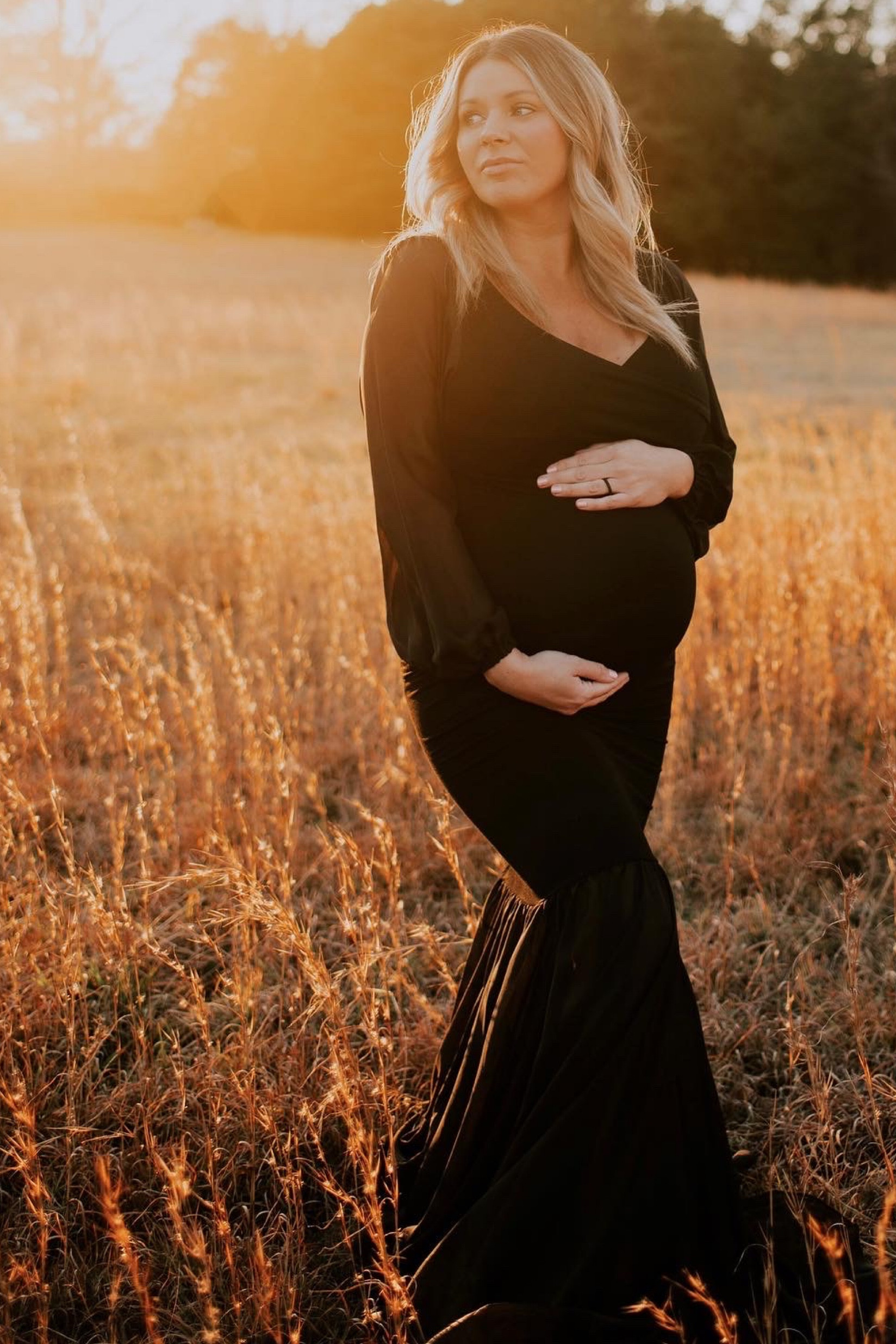 Obsessed with my maternity shoot dress! This dress is absolutely gorgeous and comes in multiple colors! 

#maternity #maternityshoot #bump

#LTKunder100 #LTKbump #LTKFind