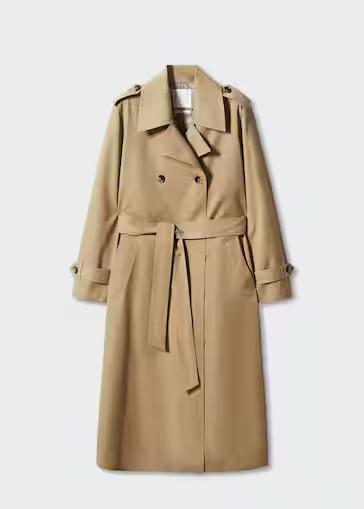 Double-button trench coat -  Women | Mango USA | MANGO (US)
