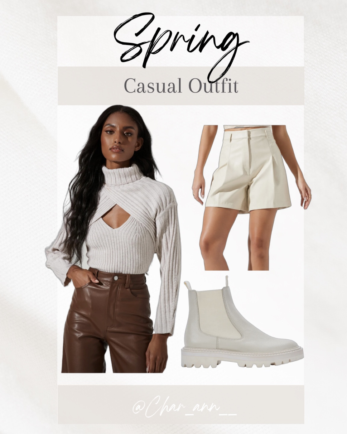 Love mixing boots and shorts, especially in the spring! And having a sweater to pair with them helps stay warm while still looking cute! 

#LTKSeasonal #LTKSale #LTKunder100