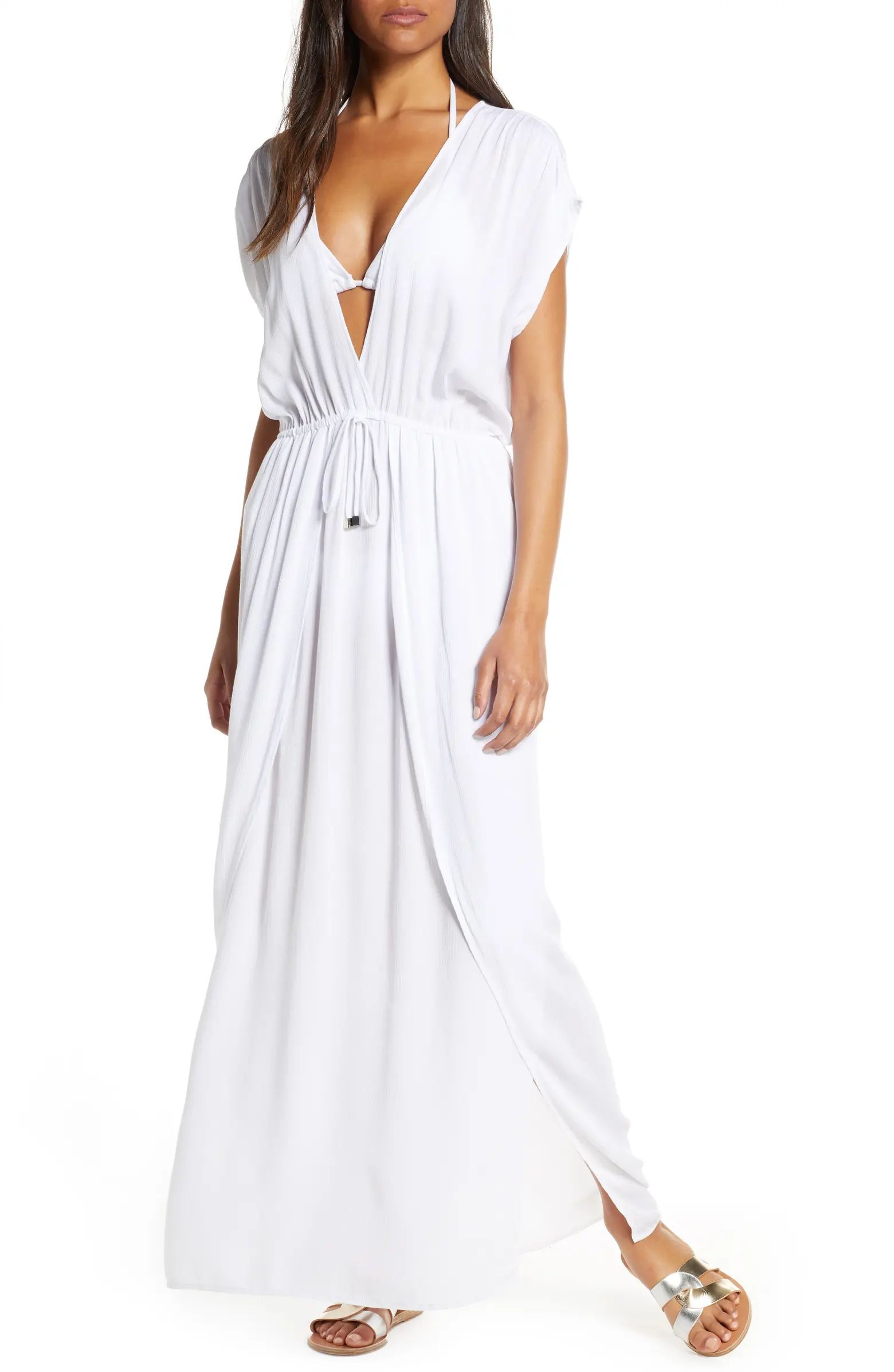 Wrap Maxi Cover-Up Dress | Nordstrom