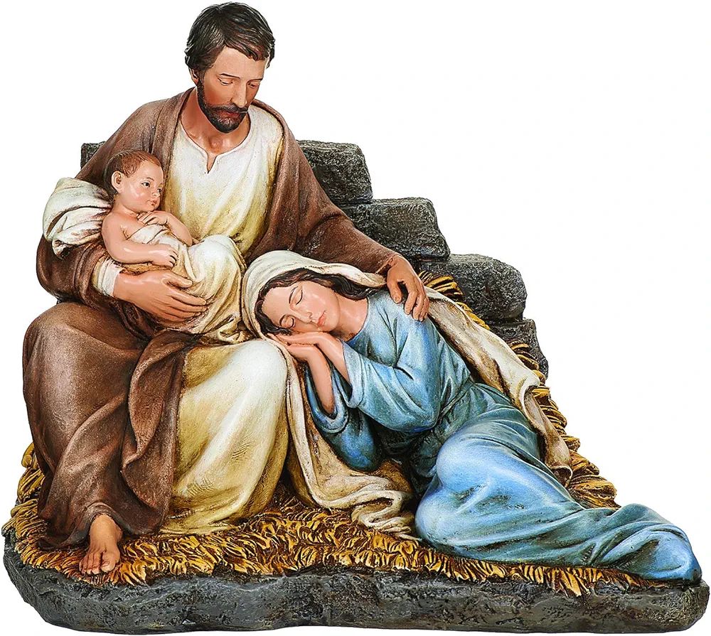 Joseph's Studio by Roman - Holy Family with Sleeping Mary Figure, Christmas Collection, 6.7" H, R... | Amazon (US)