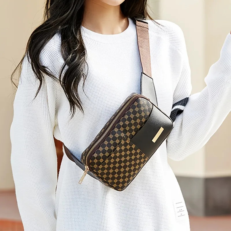 Wild Style: Leopard Pattern Chest Bag - Perfect for Outdoor Sports & On-the-Go! | Temu Affiliate Program