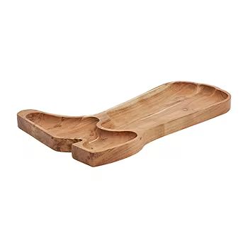 new!Dolly Parton Acacia Wood Boot Serving Tray | JCPenney