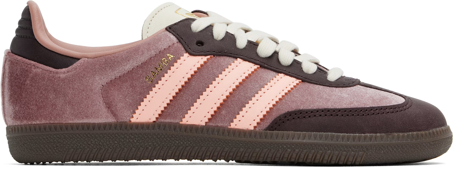 adidas Originals - Pink & Brown Samba OG Sneakers | SSENSE