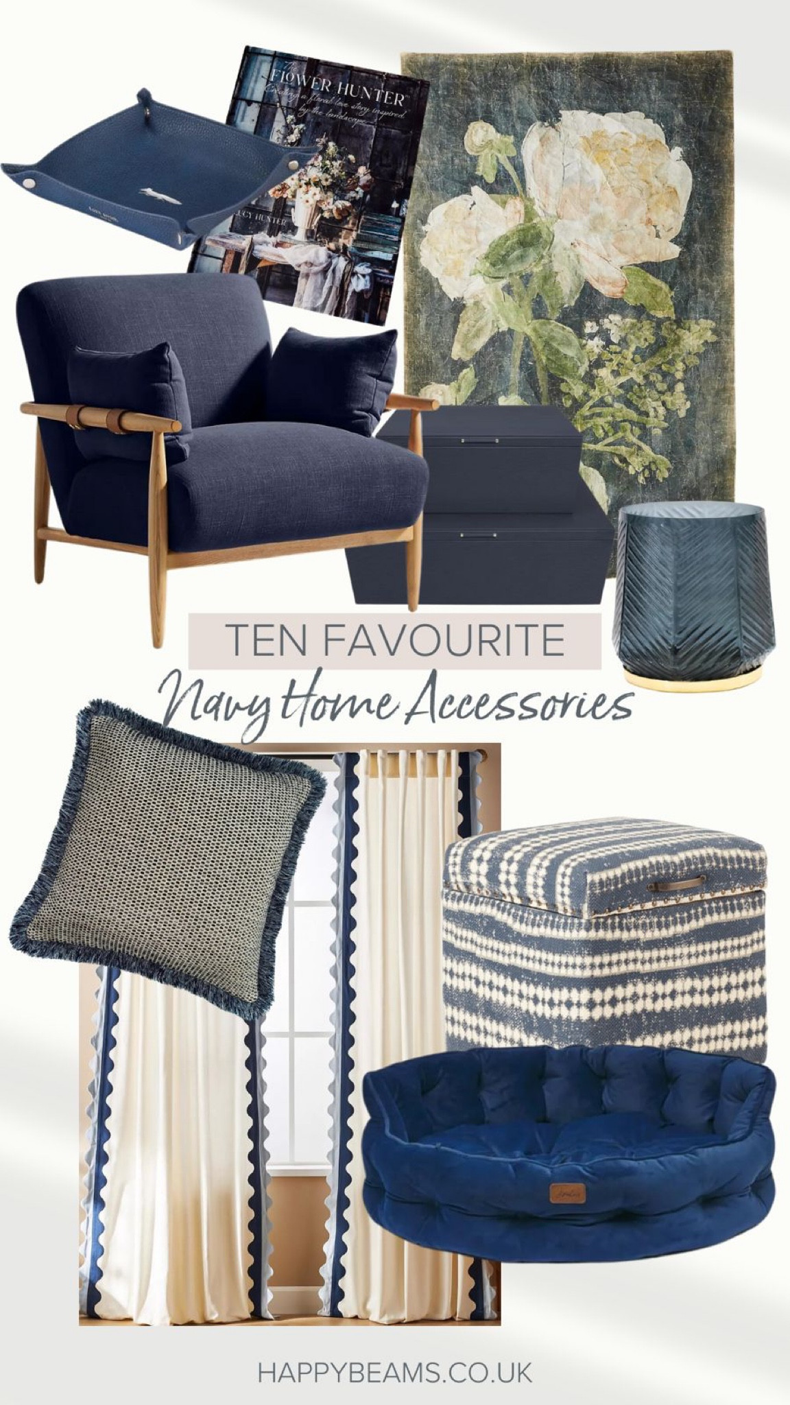 Favourite Finds: Navy Home Accessoriess

#LTKhome #LTKuk