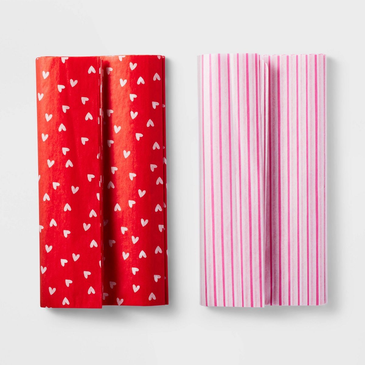 8ct Valentine Tissue Paper Stripes/Hearts - Spritz™ | Target