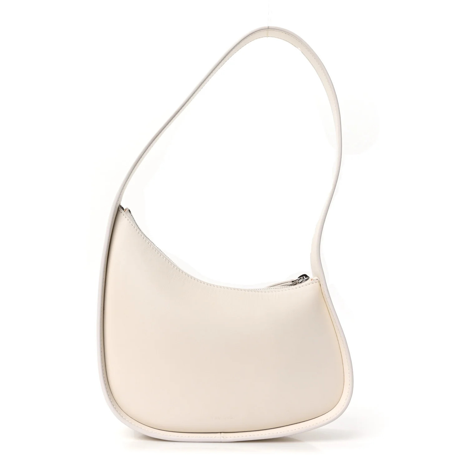 Smooth Calfskin Half Moon Shoulder Bag New Ivory | FASHIONPHILE (US)