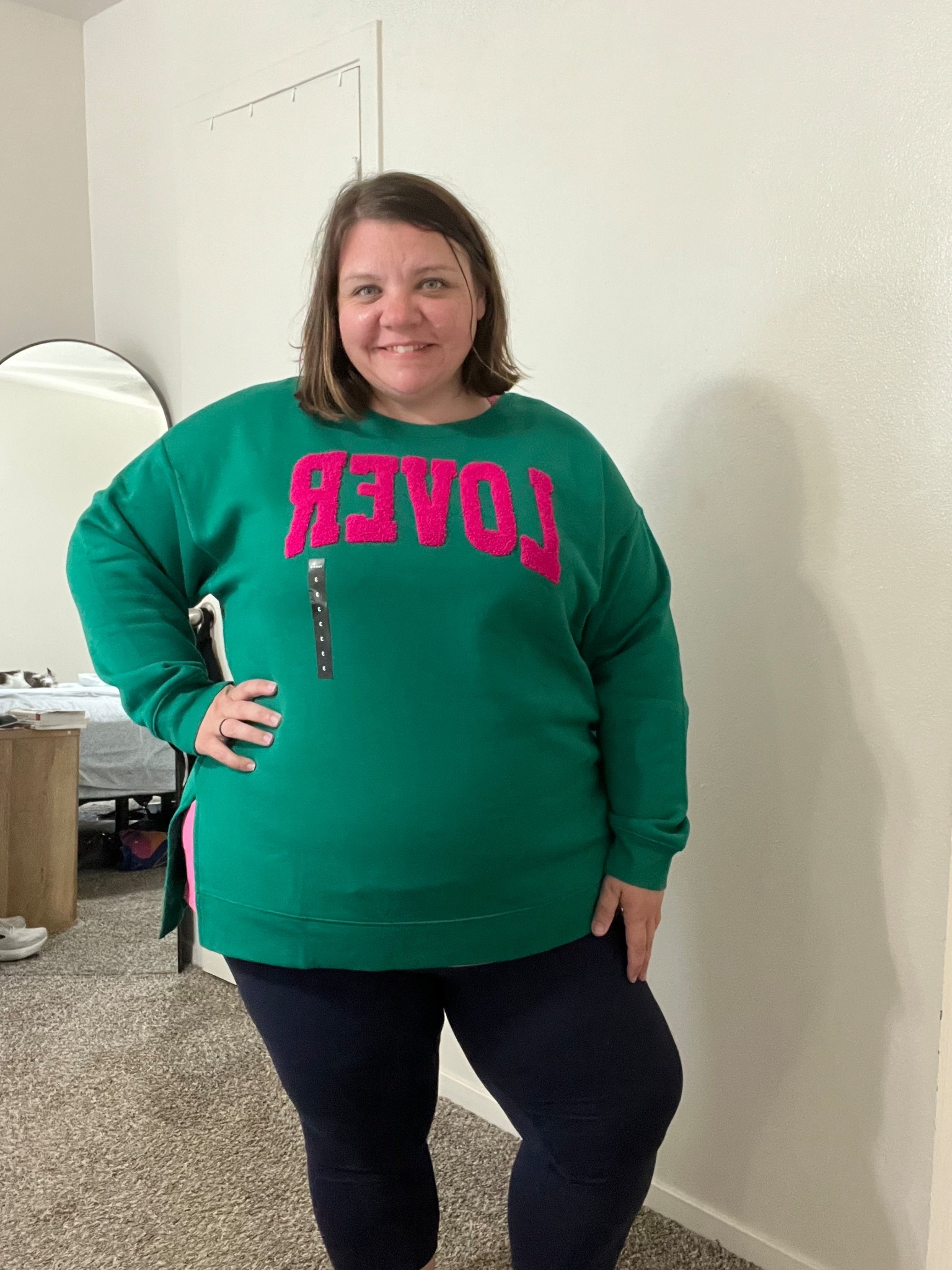 This side slit sweatshirt is super comfy! 

#LTKOver40 #LTKSaleAlert #LTKPlusSize