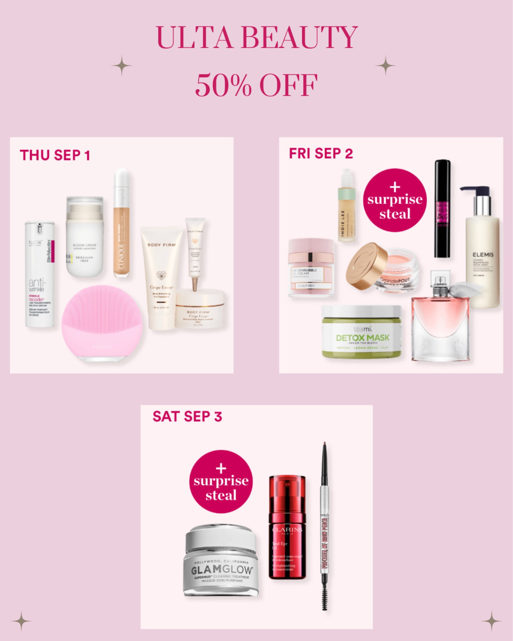 Ulta 21 days of beauty sale discount
50% of must haves 
.
.
.
#ulta
#sephora
#ultabeauty
#ultasale
#makeup
#makeupsale
#makeupmusthaves
#makeupessentials
#skincare
#skincaremusthave
#skincareguru
#skincareroutine
#skincareessentials
#beauty
#skincareroutine 
#skincareproducts 
#skincaretips
 #skin
#glowingskin
#healthyskin 
#selfcare 
#antiaging 
#naturalskincare 
#skincareaddict 
#acne 
#facial 
#serum 
#cosmetics 
#beautytips 
#clearskin
#beautyproduct
#sale
#discount


#LTKbeauty #LTKSeasonal #LTKunder100