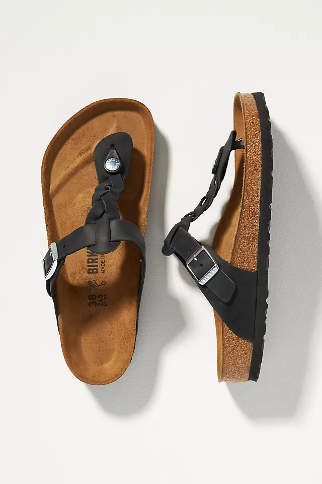Birkenstock Gizeh Braided Sandals | Anthropologie (US)