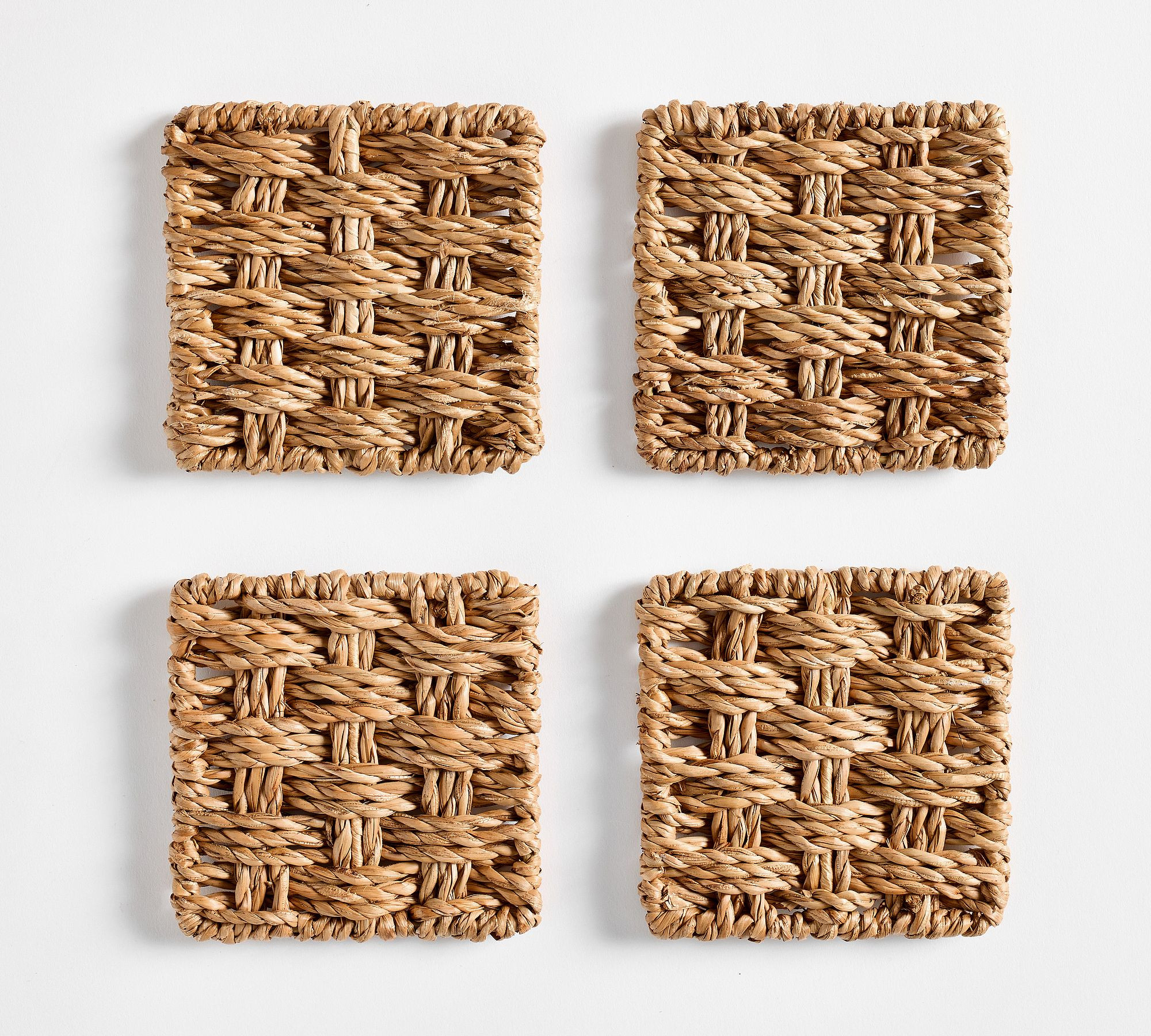 Capitola Woven Coasters - Set of 4 | Pottery Barn (US)