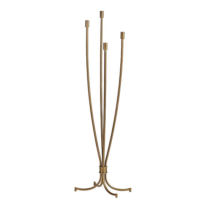 Lottie Floor Lamp Base - Antique Brass | Ballard Designs, Inc.