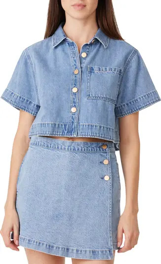 Habitual Crop Denim Shirt | Nordstrom | Nordstrom