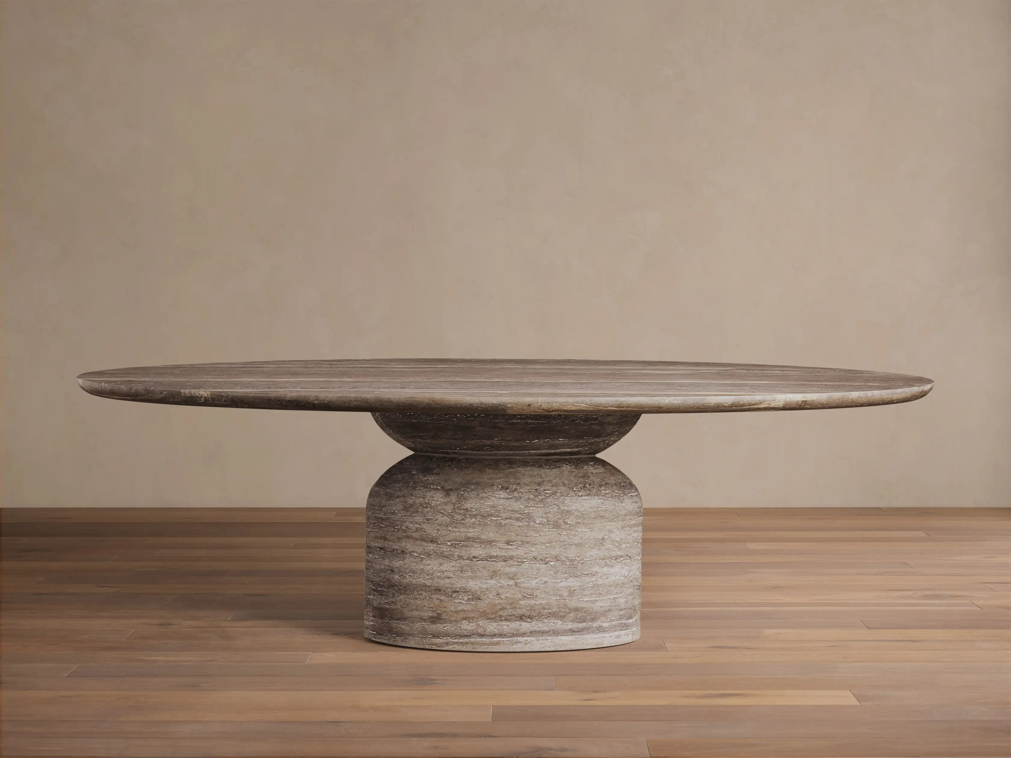 Perth Oval Stone Dining Table | Arhaus