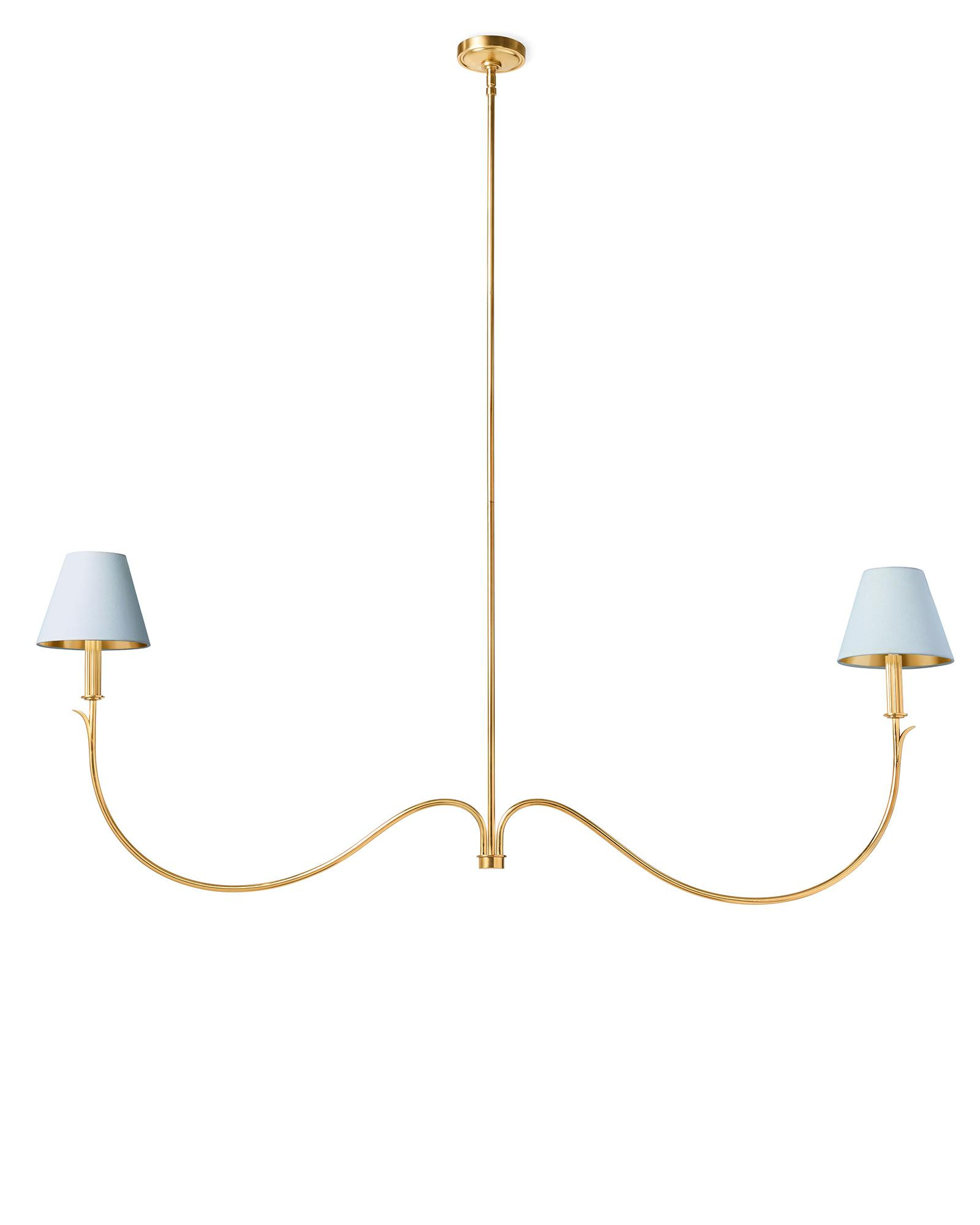 Calistoga Linear Chandelier | Serena and Lily