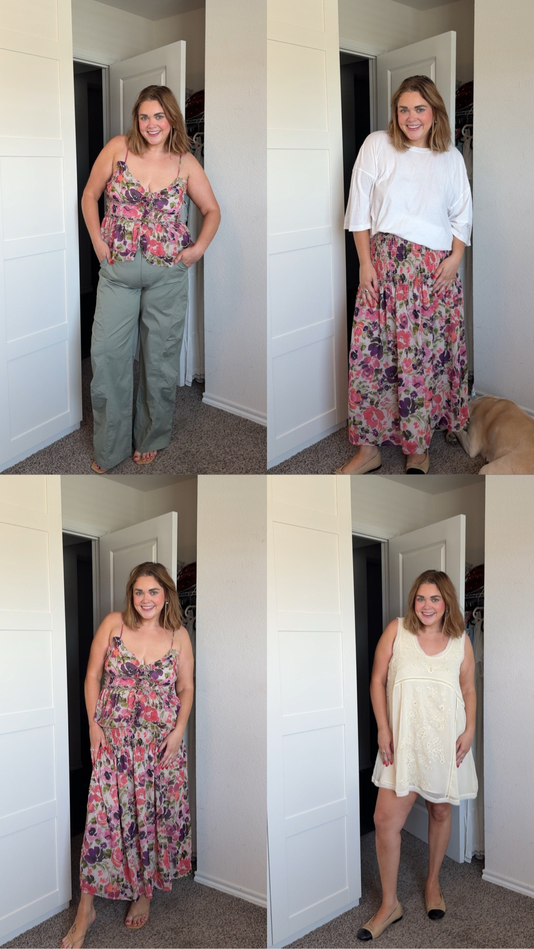 Walmart hottie finds on a budget! Wearing xl in skirt, pants, and dress but it runs big. Large in tank and white tee. Xl in polka dot set at the beginning.

#LTKootd #LTKMidsize #LTKSaleAlert