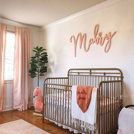 Click for more info about Large Name Sign for Wall Baby Name Cutout for Nursery Big Name | Etsy