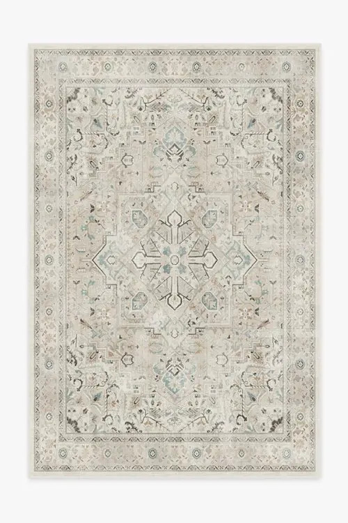 Kamran Ivory Opal Rug | Ruggable
