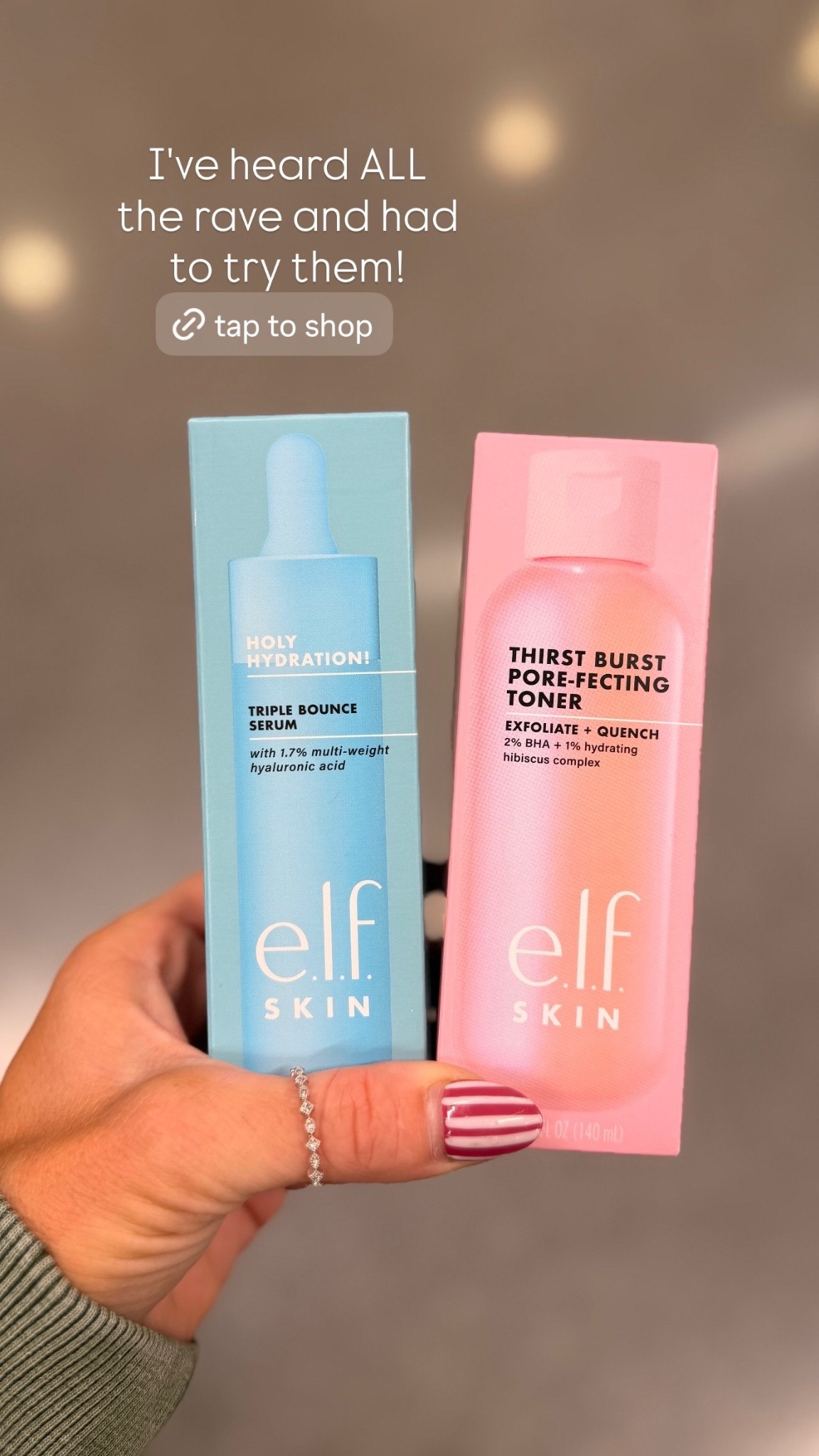 I've heard ALL
the rave and had
to try them!