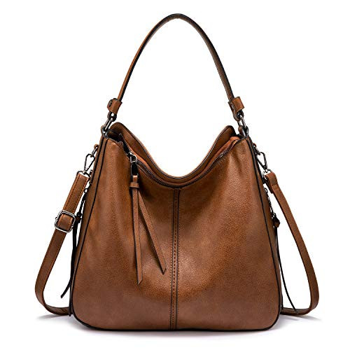 Handbags for Women Large Designer Ladies Hobo bag Bucket Purse Faux Leather | Amazon (US)